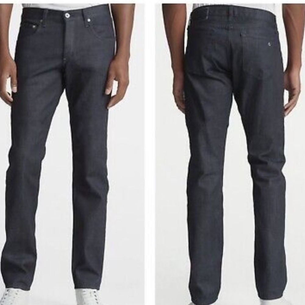 Rag & Bone Men’s M1223K510TON Dark Blue Slim Leg Jeans 30 in Tonal Rinse